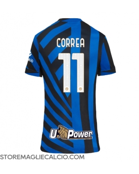 Inter Milan Joaquin Correa #11 Maglia Gara Casa Repliche 2024-25 Donna
